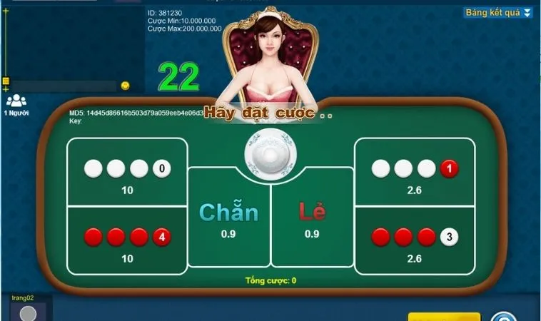Các cửa cược trong Xóc Đĩa tại 69VN